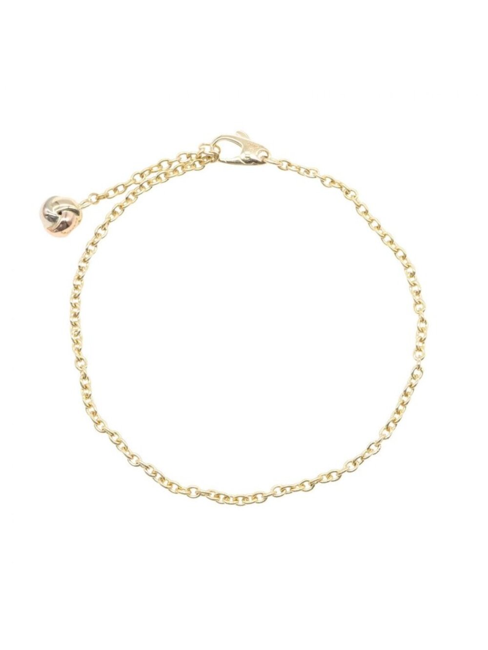 Cartier Bracelet Trinity 17.5 cm 18k White Gold